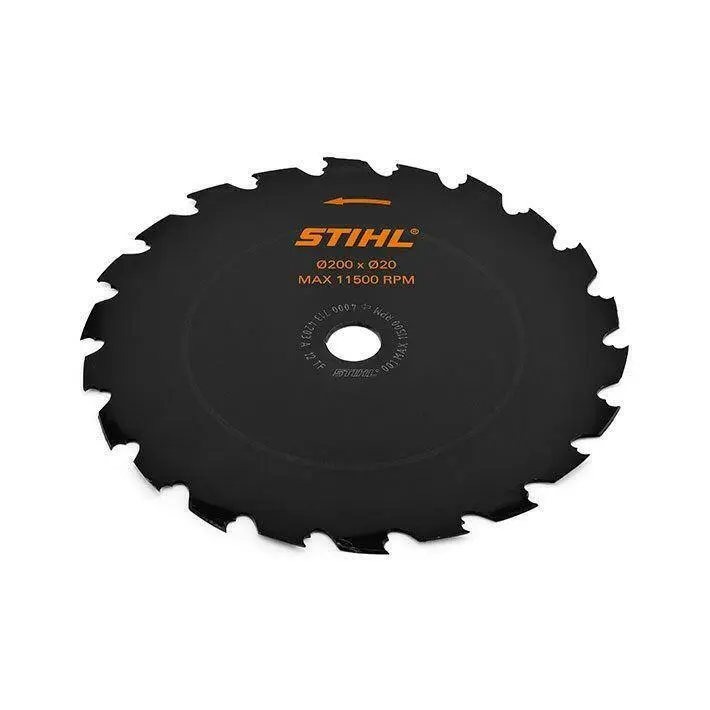 Produktfoto 1 von Stihl Kreissägeblatt MZ 200-22 HP, 20,0 mm Anschluss Rodung, SKU: 40007134203