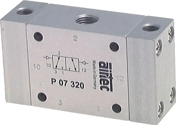 Produktfoto 1 von Airtec P 12 320-X, 3/2-Wege Pneumatikimpulsventil, G 1/2", ATEX-Zulassung