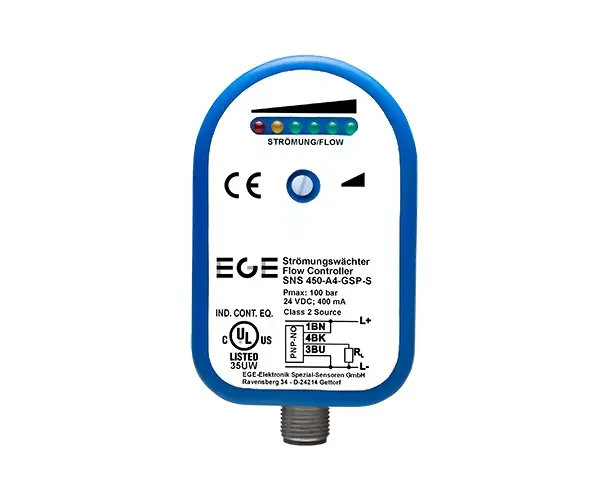 Produktfoto 1 von EGE Elektronik SNS 450-A4-GSP-S, Sensoren f. Flüssigkeiten mit Elektronik