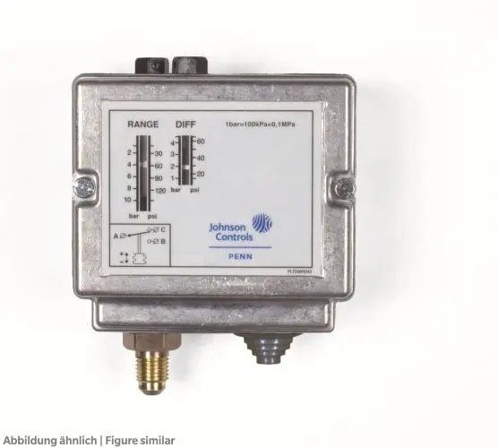 Produktfoto 1 von Johnson Controls P77BEB-9355, Pressostat 3/42 HD-Begrenzer DBK, bördel