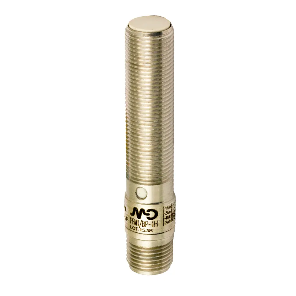 Produktfoto 1 von MD Micro Detectors PFM1/BP-3HAN, Induktiver Sensor M12 geschirmt LD NO+NC/PNP