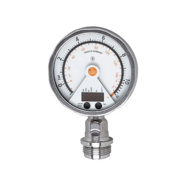 Produktfoto 1 von ifm Electronic PG2795 Frontbündiger Drucksensor mit analoger Anzeige