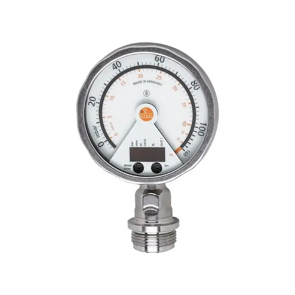 Produktfoto 1 von ifm Electronic PG2793 Frontbündiger Drucksensor mit analoger Anzeige