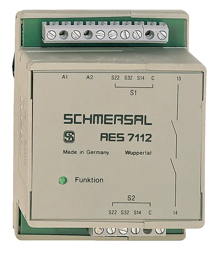 Produktfoto 1 von Schmersal AES 7112.3 24 VAC Sicherheitsbausteine, P/N: 101120016