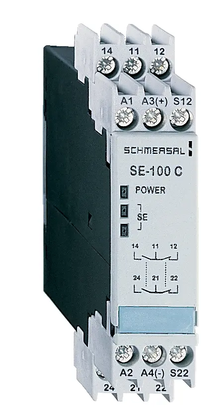 Produktfoto 1 von Schmersal SE-100 C AUSWERTEGERÄT Sicherheitsgerichteter taktiler Sensor