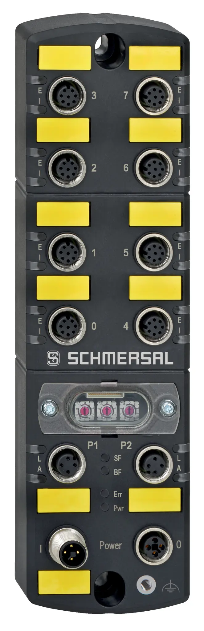Produktfoto 1 von Schmersal SFB-PN-IRT-8M12-IOP-V2 Sicherheitsfeldboxen, P/N: 103040357