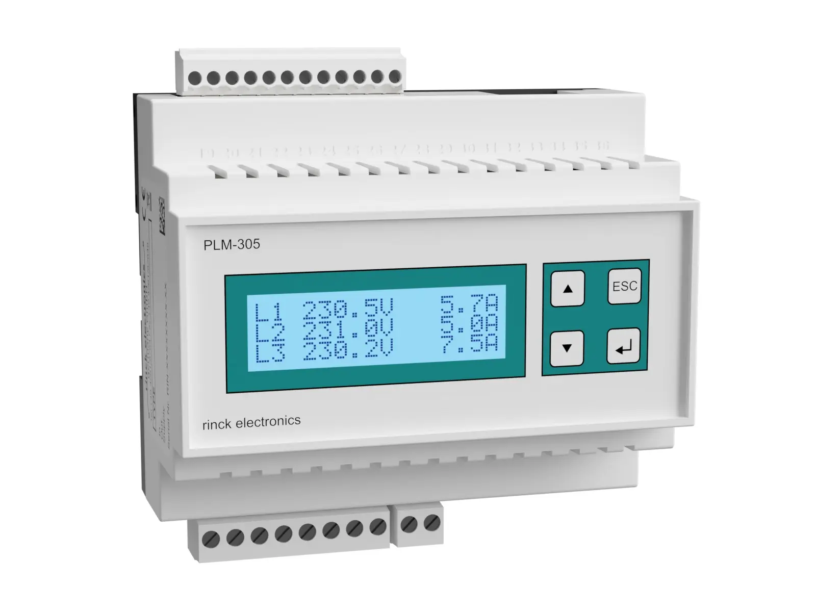 Produktfoto 1 von Rinck Electronic PLM-305, Leistungsmessgerät für 230V/400V AC 3-phasig
