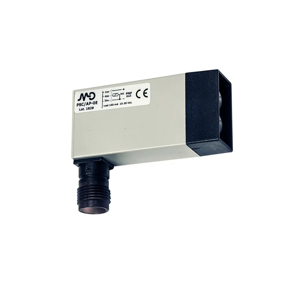 Produktfoto 1 von MD Micro Detectors PSC/AP-0E, Lichtschranke Retroreflektierend 2m NO/PNP M12