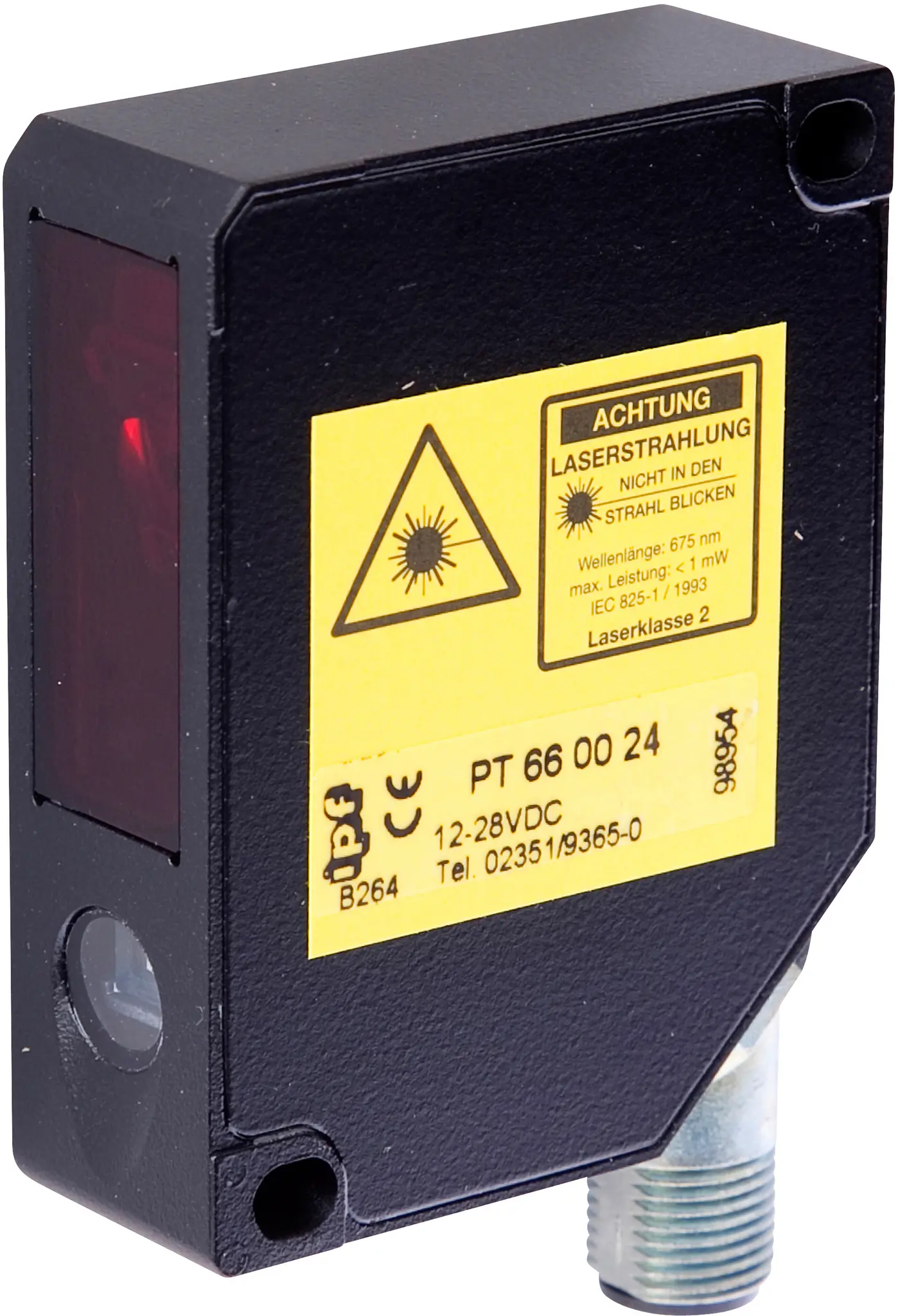 Produktfoto 1 von ipf Electronic PT660024, Sensor Laser, Taster, 65x50x21mm, Sn:200-1000mm