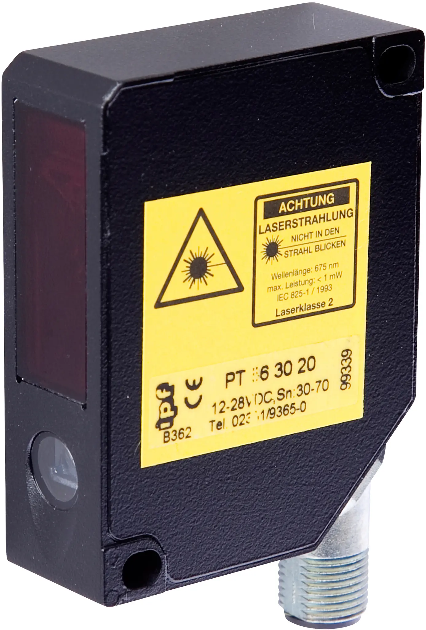 Produktfoto 1 von ipf Electronic PT663020, Sensor Laser, Taster, 65x50x21mm, Sn:30-70mm