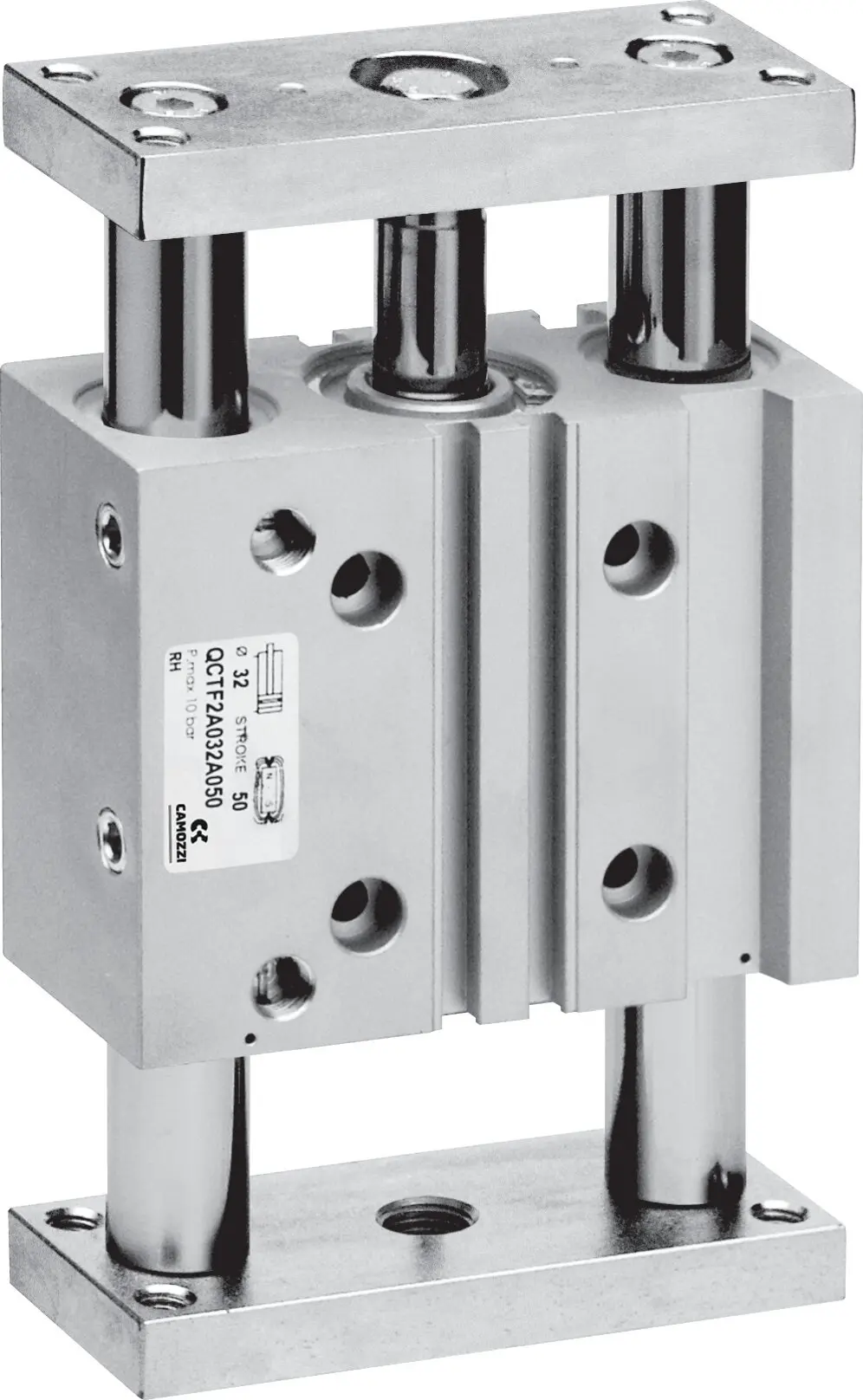Produktfoto 1 von Camozzi QCBF2A020A040 Zylinder, Serie QCBF