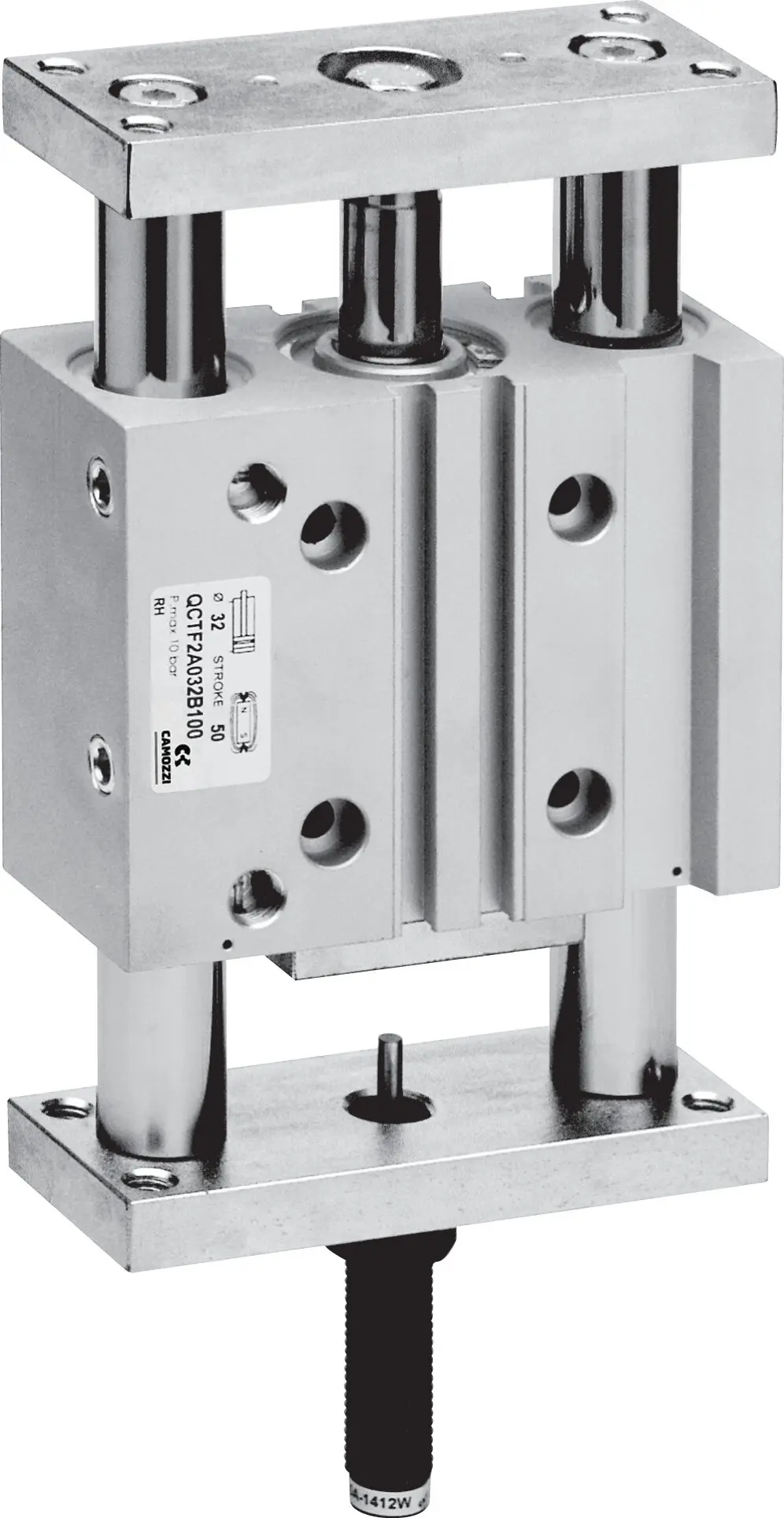 Produktfoto 1 von Camozzi QCBF2A025C030 Zylinder, Serie QCBF