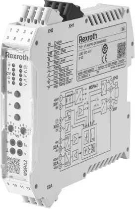 Produktfoto 1 von Bosch Rexroth VT-MSPA2-2X/A5/000/000, Ventilverstärker mit 2 Magneten