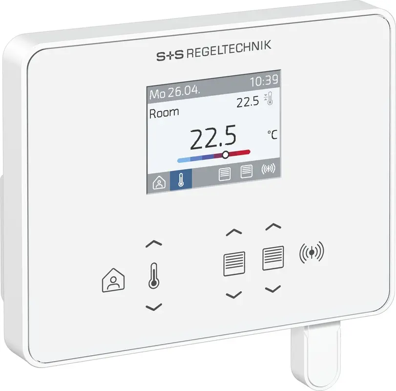 Produktfoto 1 von REGELTECHNIK RYMASKON® RYM 1301-RH-VOC-WMOD-AP-BB Raumbediengerät