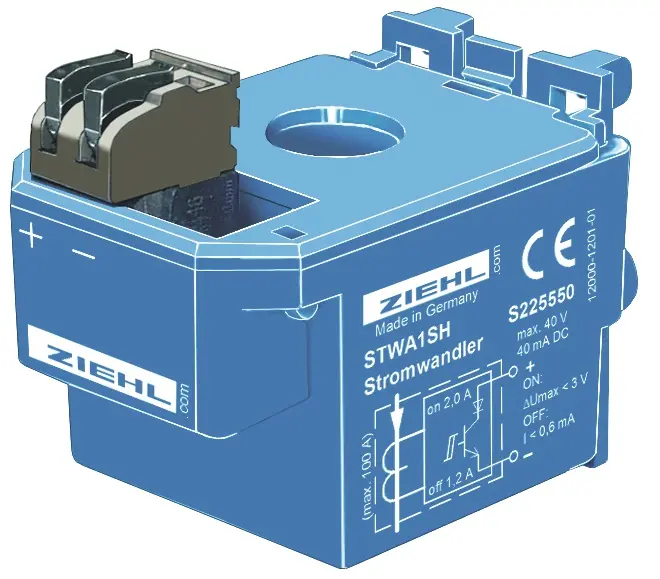 Produktfoto 1 von Ziehl S225550, AC-Elektronik-Stromwandler Typ STWA1SH