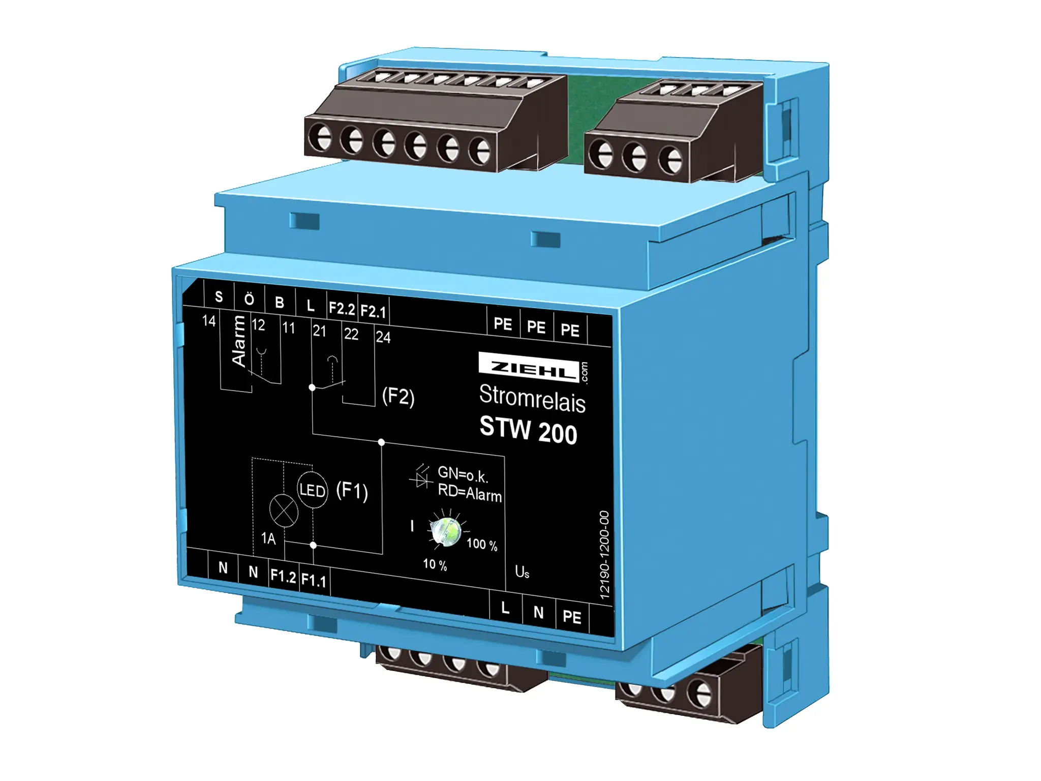 Produktfoto 1 von Ziehl S225530, Stromrelais für Hindernisfeuer Typ STW200