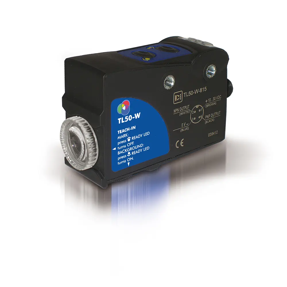 Produktfoto 1 von DATALOGIC TL50-W-815, Photoelektrischer Sensor, Midi-Kontrastsensor, 8mm