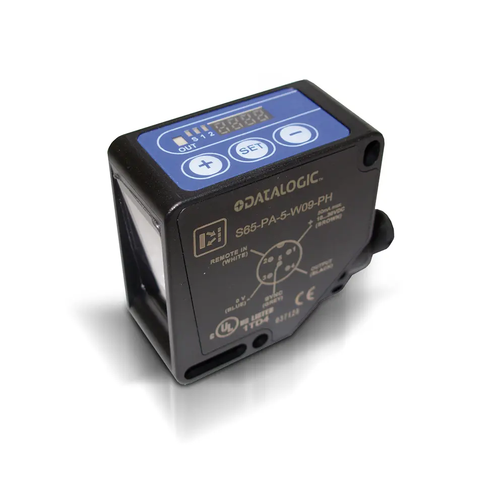 Produktfoto 1 von DATALOGIC S65-PA-5-W09-PH, Optoelektronischer Sensor Midi 50x50
