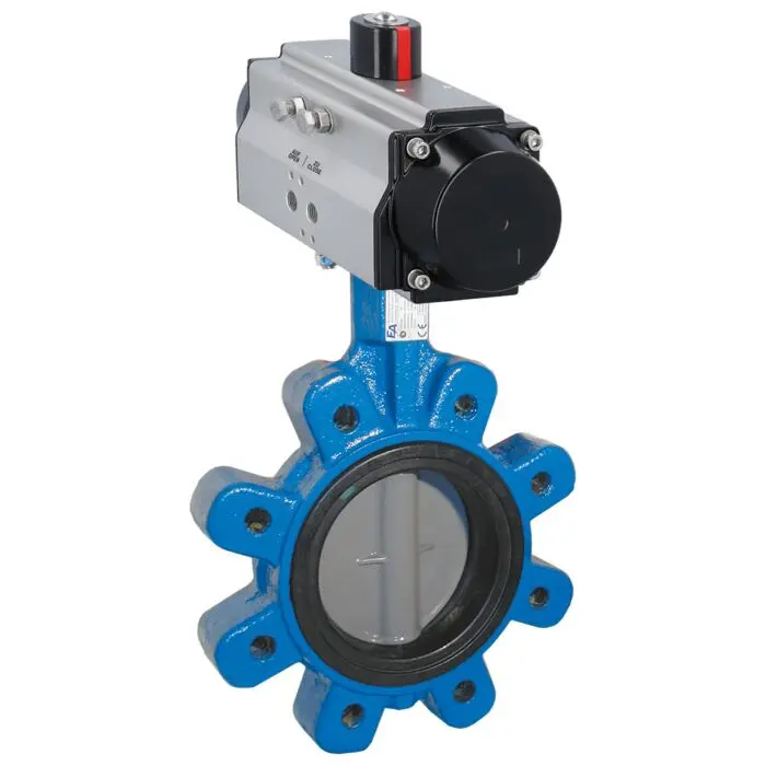 Produktfoto 1 von END Armaturen WM532007-OD620502, Absperrklappe-WM, LUG, DN50, mit Antrieb-OD