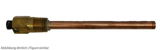 Produktfoto 1 von Johnson Controls WEL14A603R, Tauchhülse Johnson WEL14A-603 1/2" 147mm MS/CU