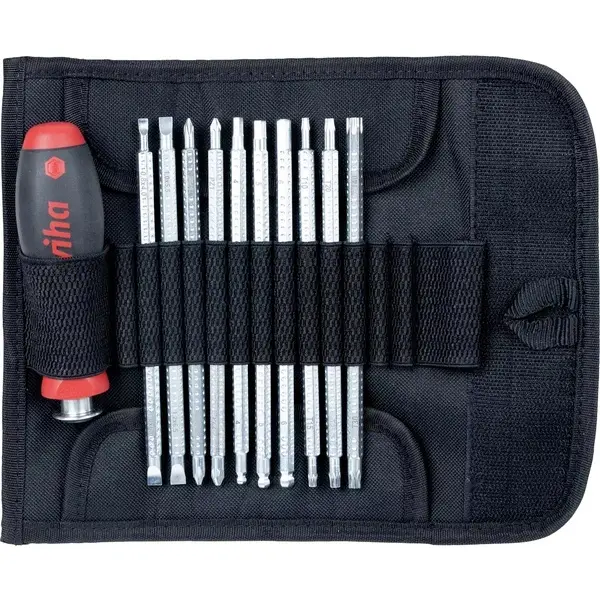 Produktfoto 1 von Wiha 03591, Werkstatt Wechselklingen-Set 11-tlg. Sl/PH/PZ/TORX/Hex