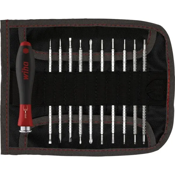 Produktfoto 1 von Wiha 27820, Werkstatt Wechselklingen-Set 11-tlg. Sl/PH/TORX/Hex