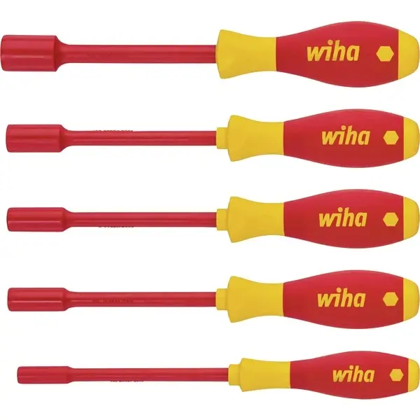 Produktfoto 1 von Wiha 29466, VDE Schraubendreher-Set 5teilig Außen-Sechskant