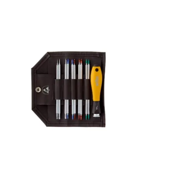 Produktfoto 1 von Wiha 31499, ESD Wechselklingen-Set 11-tlg. Sl/PH/TORX/Hex