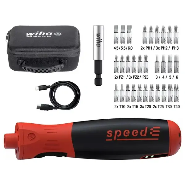 Produktfoto 1 von Wiha 45791, speedE® PocketDrive Akku-Stabschrauber 3.7 V Li-Ion inkl. Akku