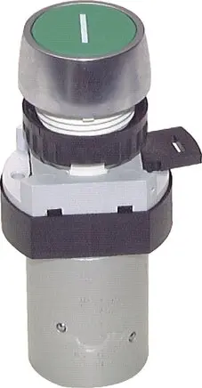 Produktfoto 1 von Airtec T 22 511 GELB, 5/2-Wege Drucktaster-Ventil, gelb (22,5mm), M5