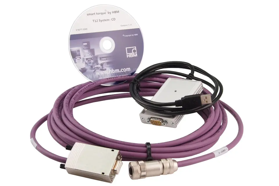 Produktfoto 1 von HBM Messtechnik 1-T12-SETUP-USB, Setup Tool für Drehmomentaufnehmer T12