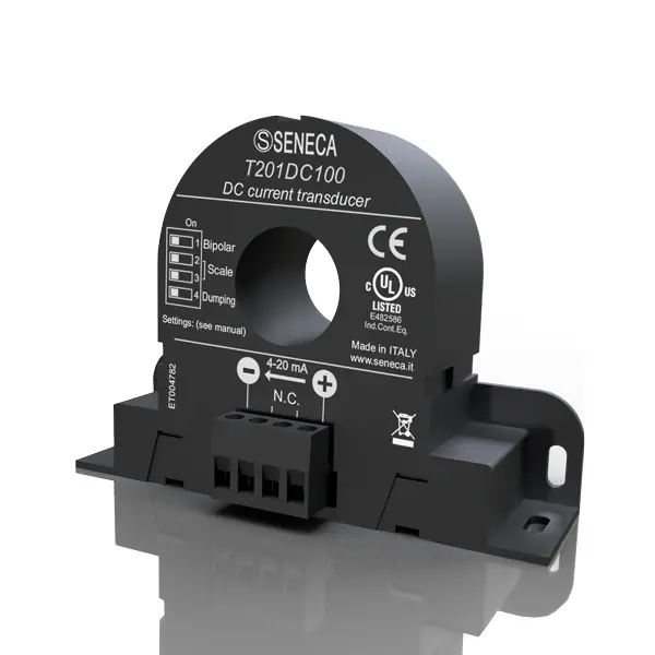Produktfoto 1 von SENECA T201DC100, Passiver DC-Stromwandler 100 Adc, für Stromschleife 4. 20 mA