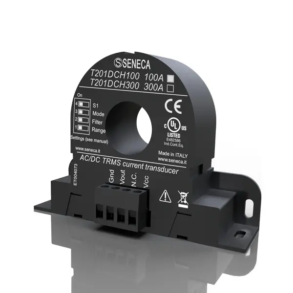 Produktfoto 1 von SENECA T201DCH100, ±100A Stromwandler, Hall-Effekt, 0-10V