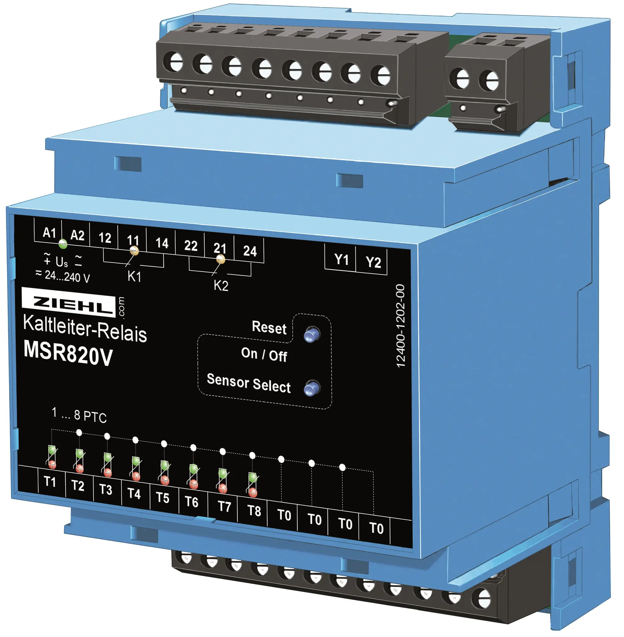 Produktfoto 1 von Ziehl T221709, Kaltleiter-Relais Typ MSR820V