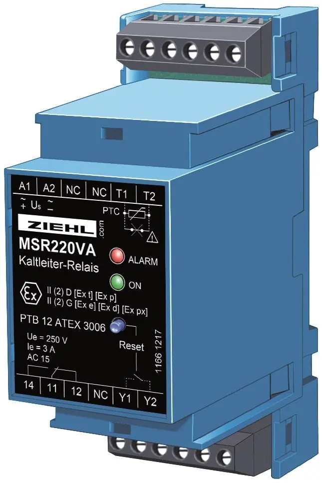 Produktfoto 1 von Ziehl T222431, Kaltleiter-Relais Typ MSR220VA