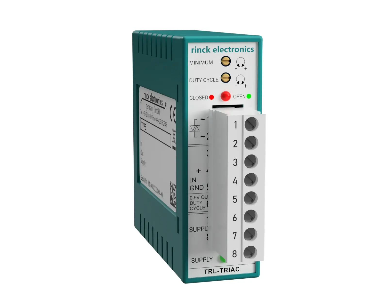 Rinck Electronic TRL-TRIAC, Treiber Leistungssteller, Eingang 0-10V, Ausg. Triac