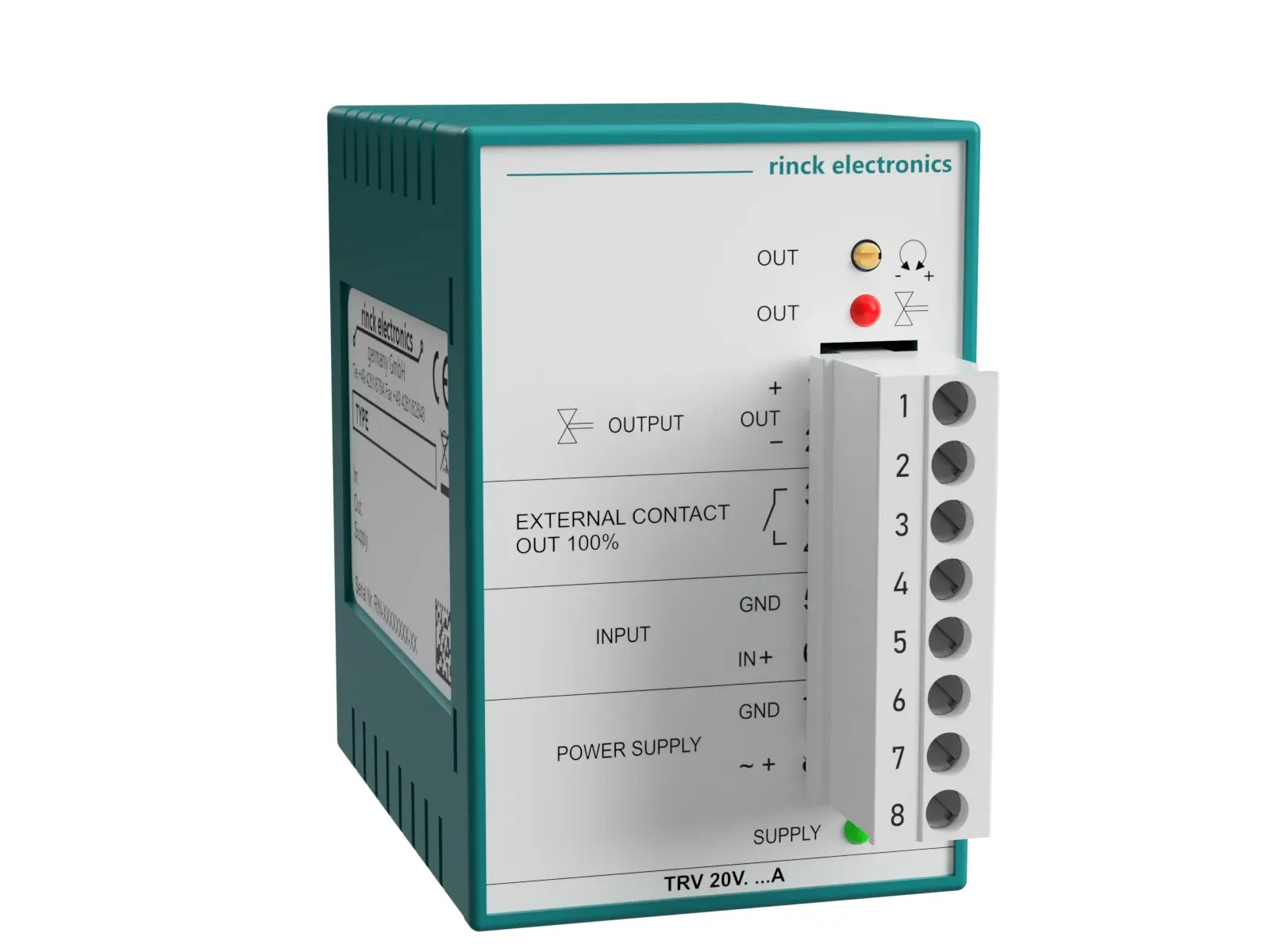 Rinck Electronic TRV-20V.4A, Treiber Ventilantrieb 20V