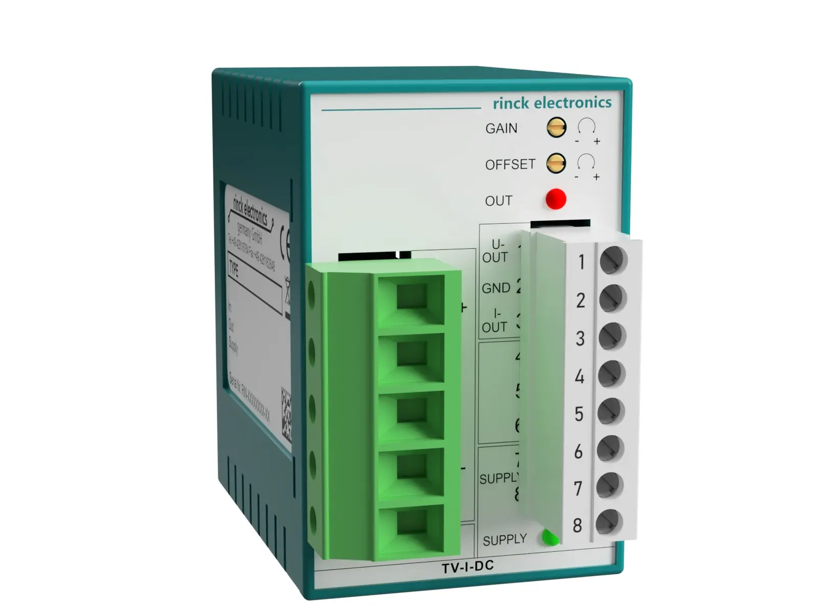 Produktfoto 1 von Rinck Electronic TV-I-DC10A(20A).10V, Trennverstärker, Gleichstromeingang