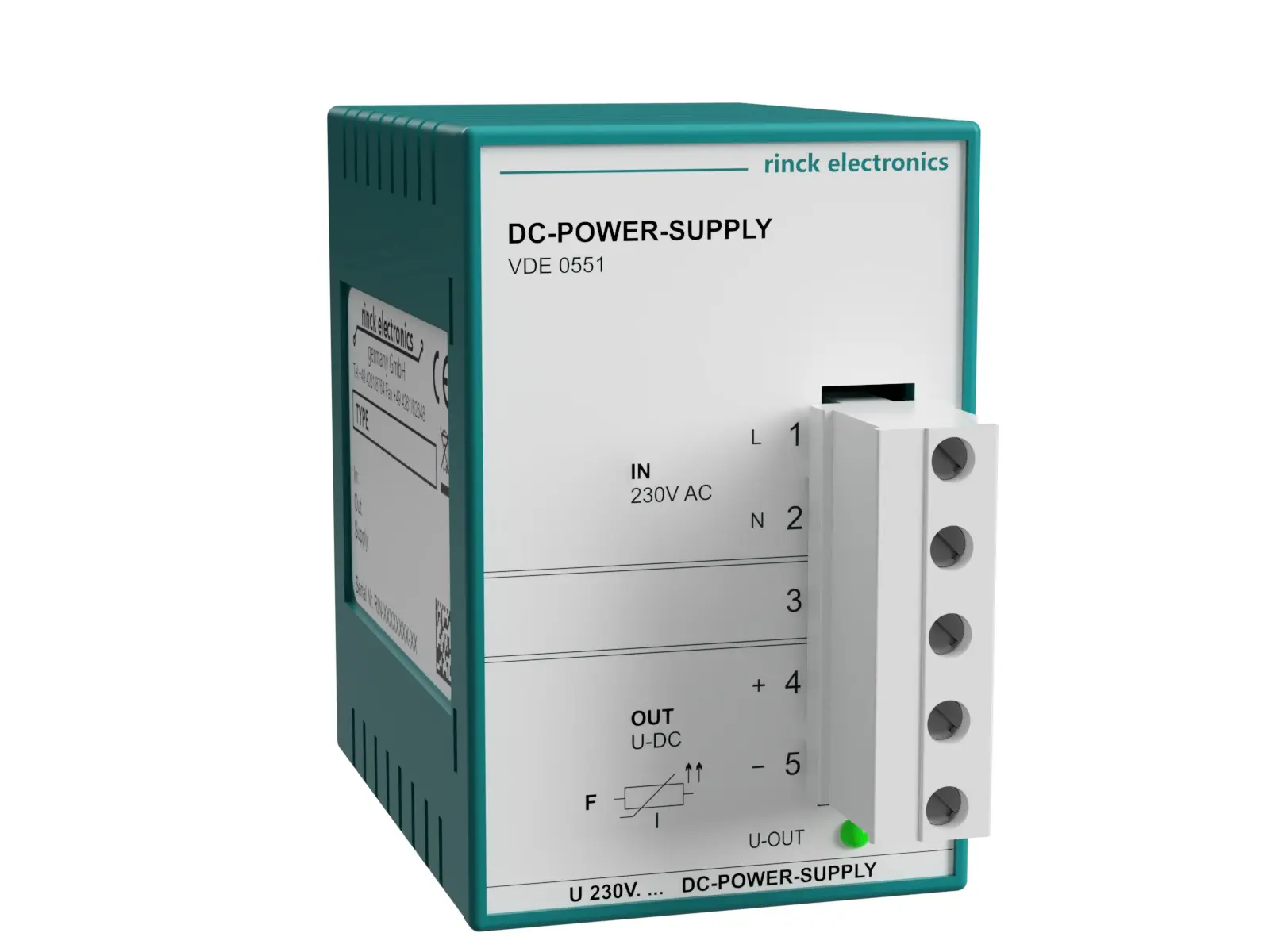 Produktfoto 1 von Rinck Electronic U230V.10V-0,6A, Stromversorgung 230V /V DC