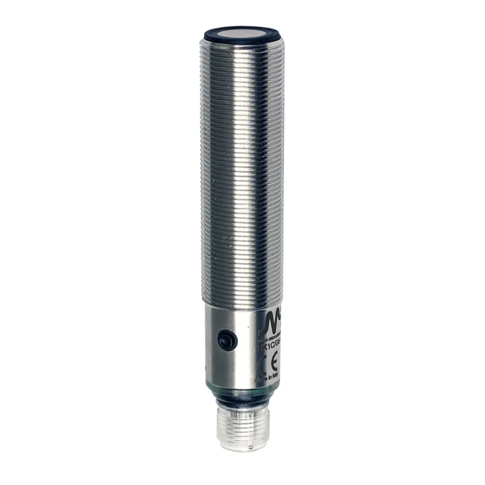 Produktfoto 1 von MD Micro Detectors UKR1C/GW-1ESY, Ultraschall-Reflexionslichtschranke M18