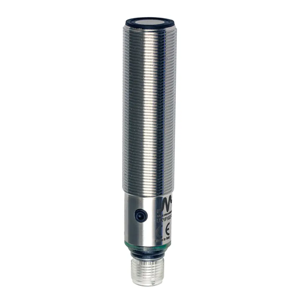 Produktfoto 1 von MD Micro Detectors UKR1F/GM-1ESY, Ultraschall-Reflexionslichtschranke M18
