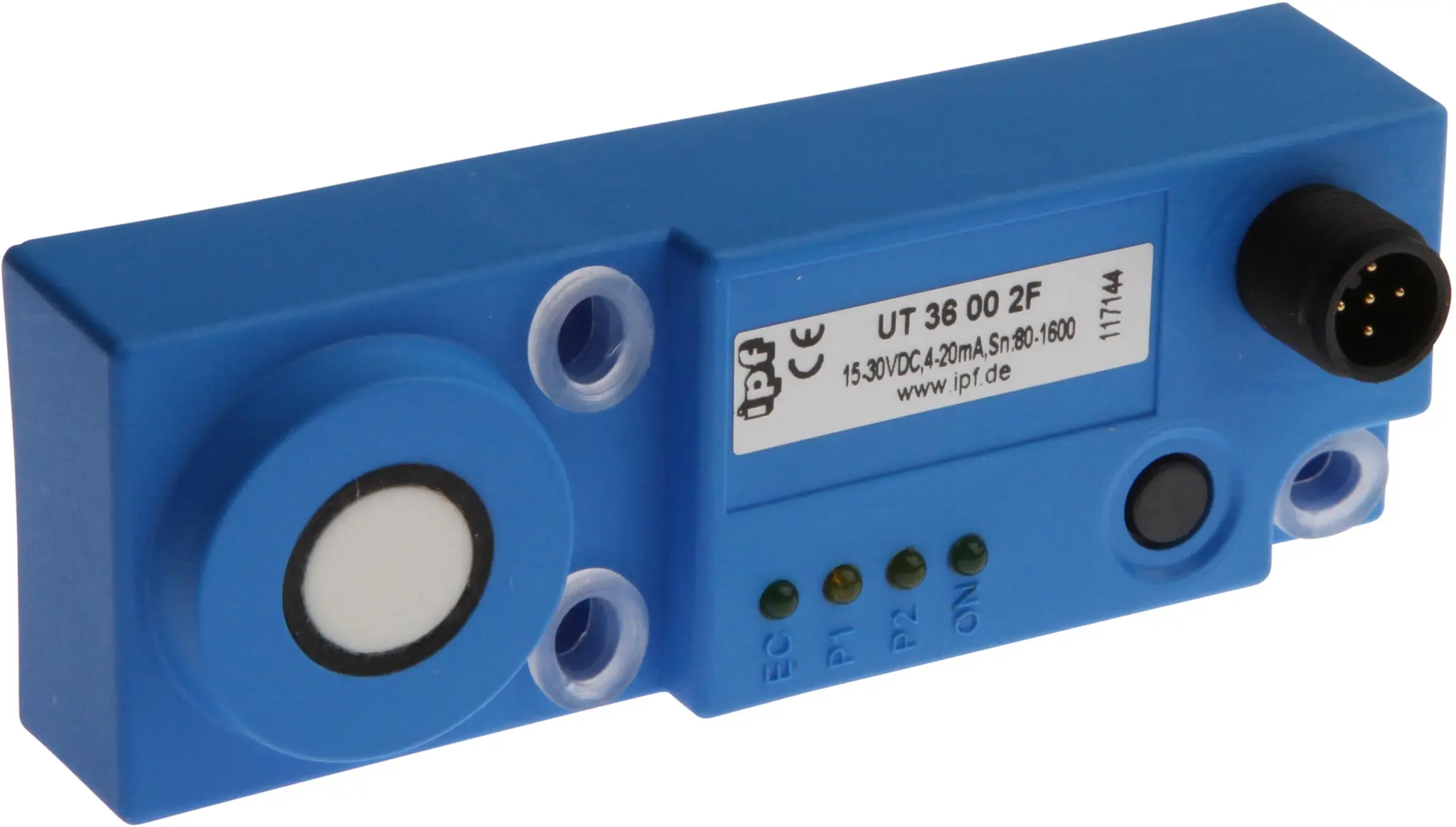 Produktfoto 1 von ipf Electronic UT36002F, Sensor Ultraschall, Taster, 36x32x101mm, Sn: 80-1600
