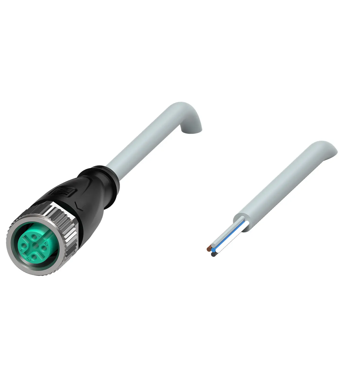 Produktfoto 1 von Pepperl+Fuchs V15-G-50M-PUR, Kabeldose