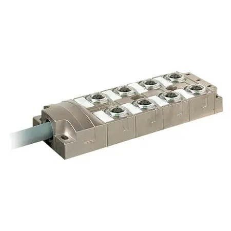 Produktfoto 1 von Contrinex V12-58MD-100-UYN, Distribution boxes M12 SOCKET poles
