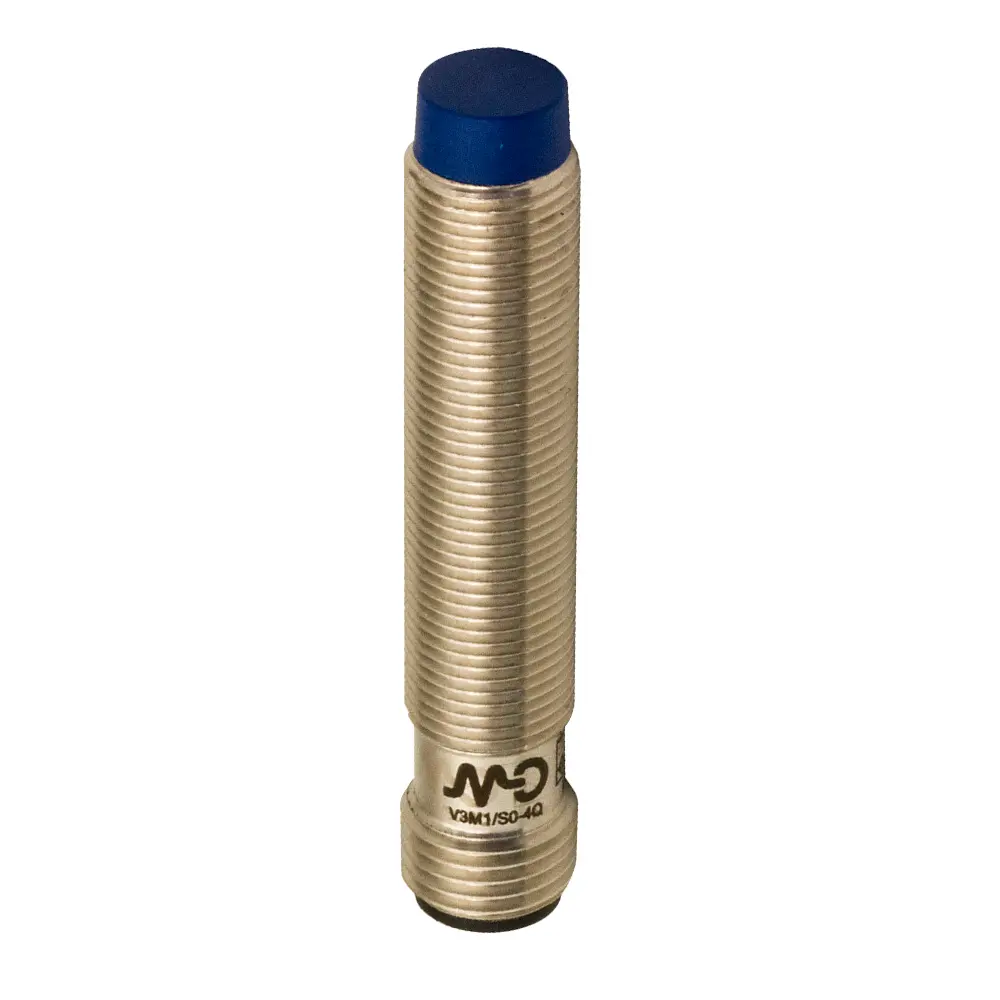 Produktfoto 1 von MD Micro Detectors V3M1/S0-4Q, Induktiver Sensor AC/DC M12,es 1/2"-20UNF