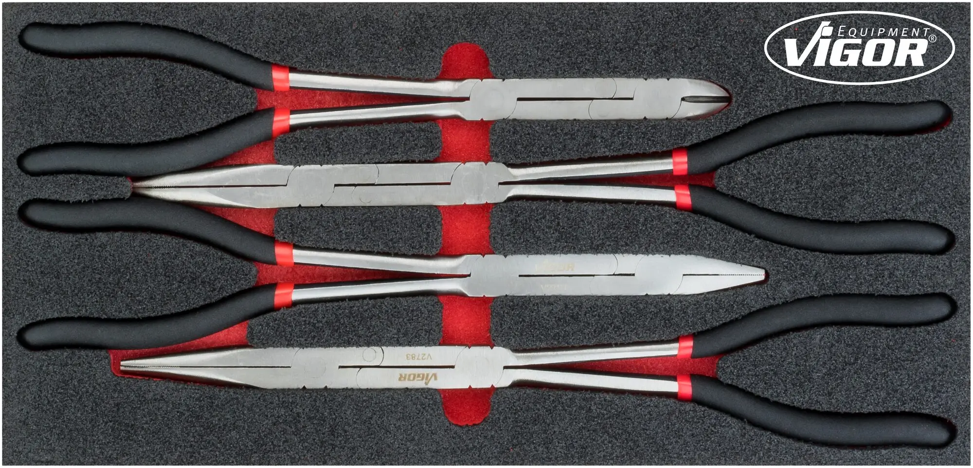 Produktfoto 1 von VIGOR V4995, Doppelgelenk Zangen Satz, V4995, Anzahl Werkzeuge: 4