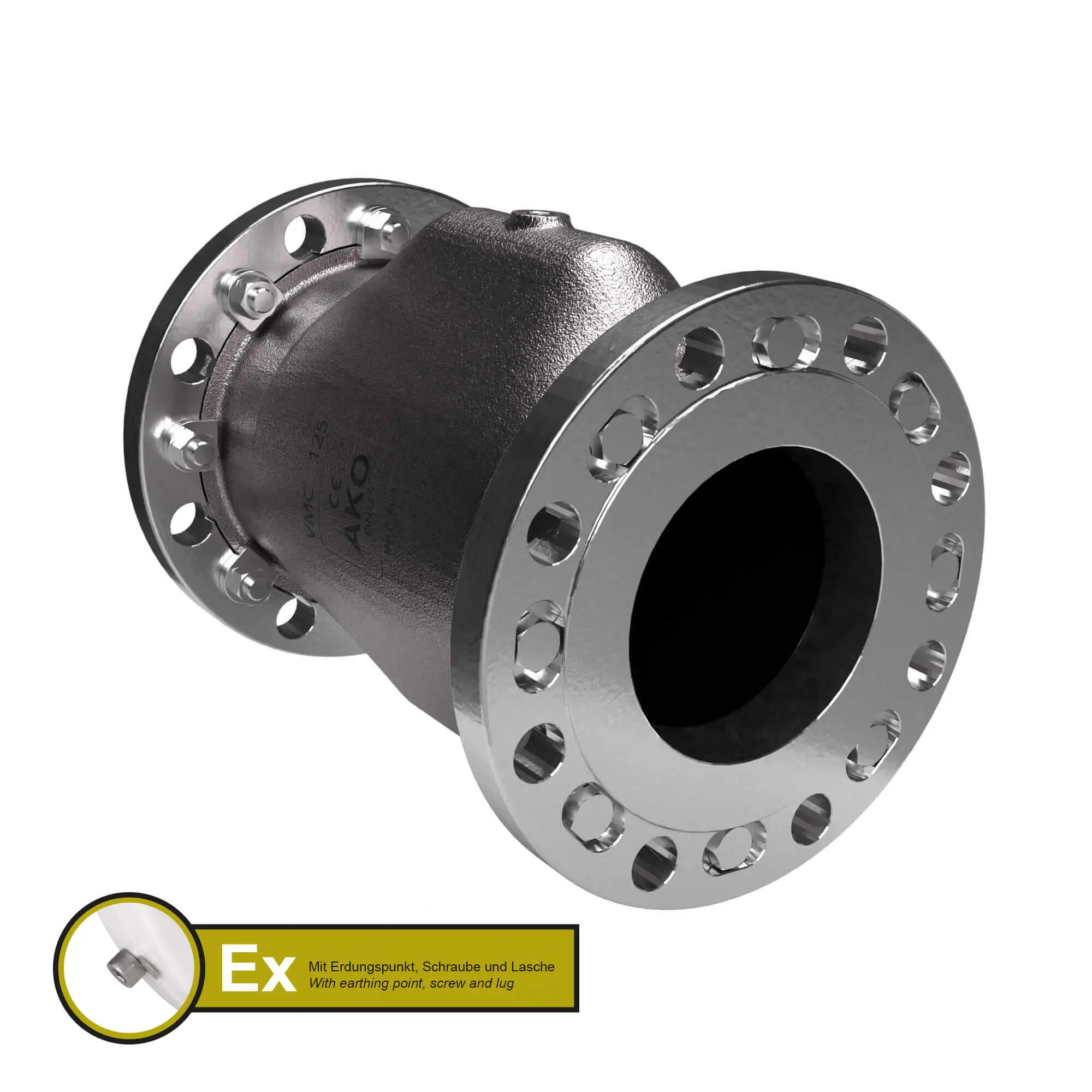 Produktfoto 1 von AKO Armaturen VMCX125.03SFLF.50FA.50, Pneumatisches Quetschventil