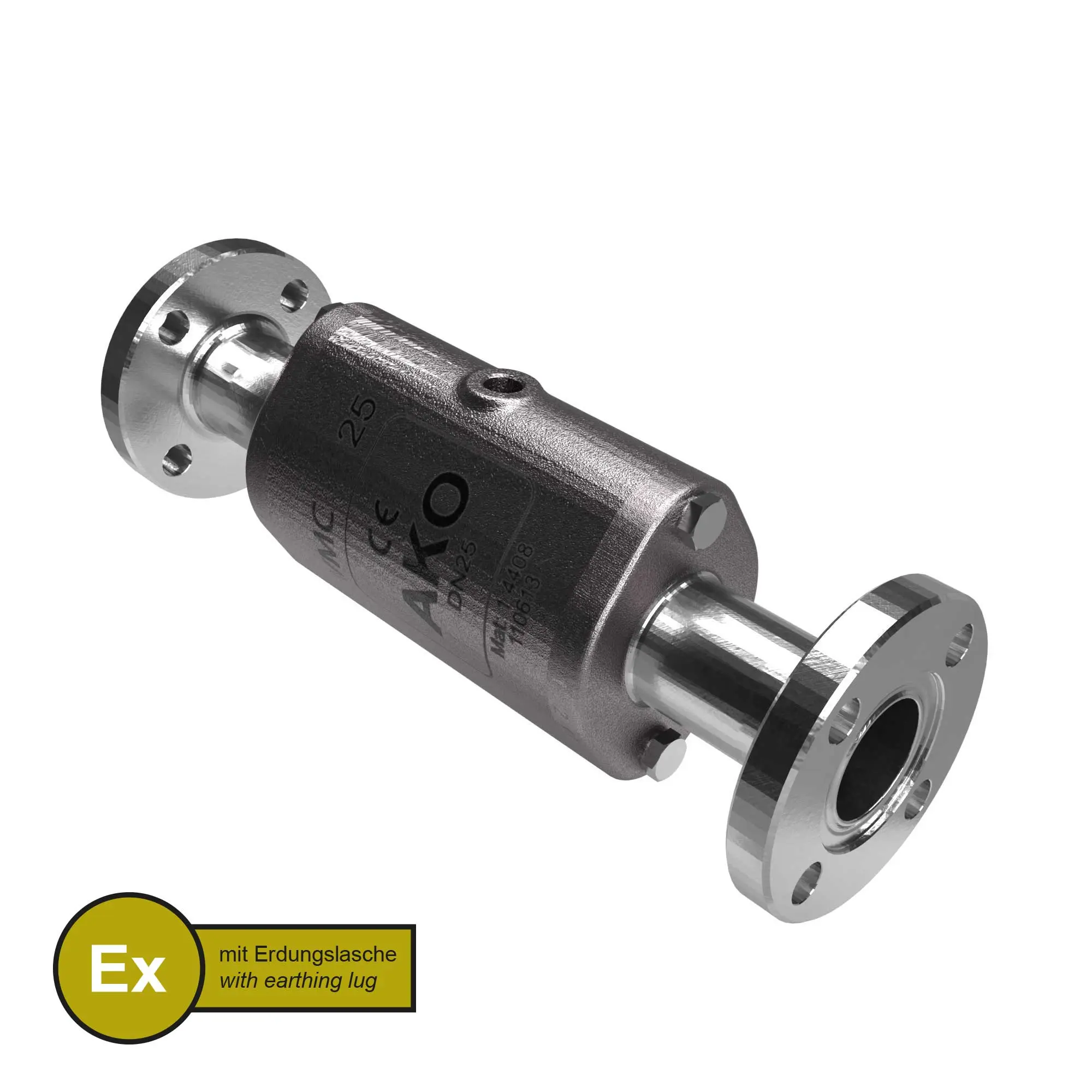 Produktfoto 1 von AKO Armaturen VMCX25.07LFK.50RF.50, Pneumatisches Quetschventil