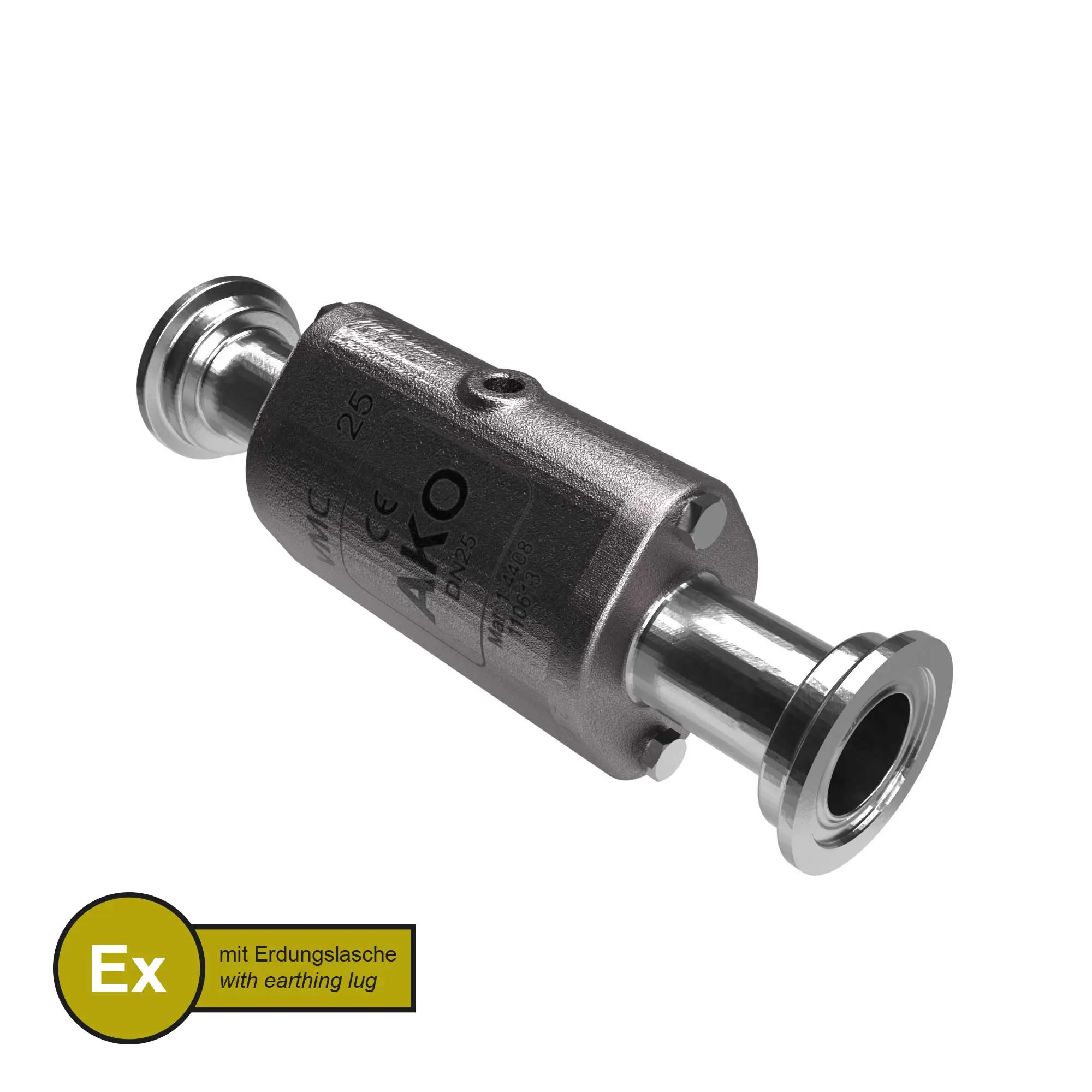 Produktfoto 1 von AKO Armaturen VMCX25.03SFLFK.50RT.50, Pneumatisches Quetschventil