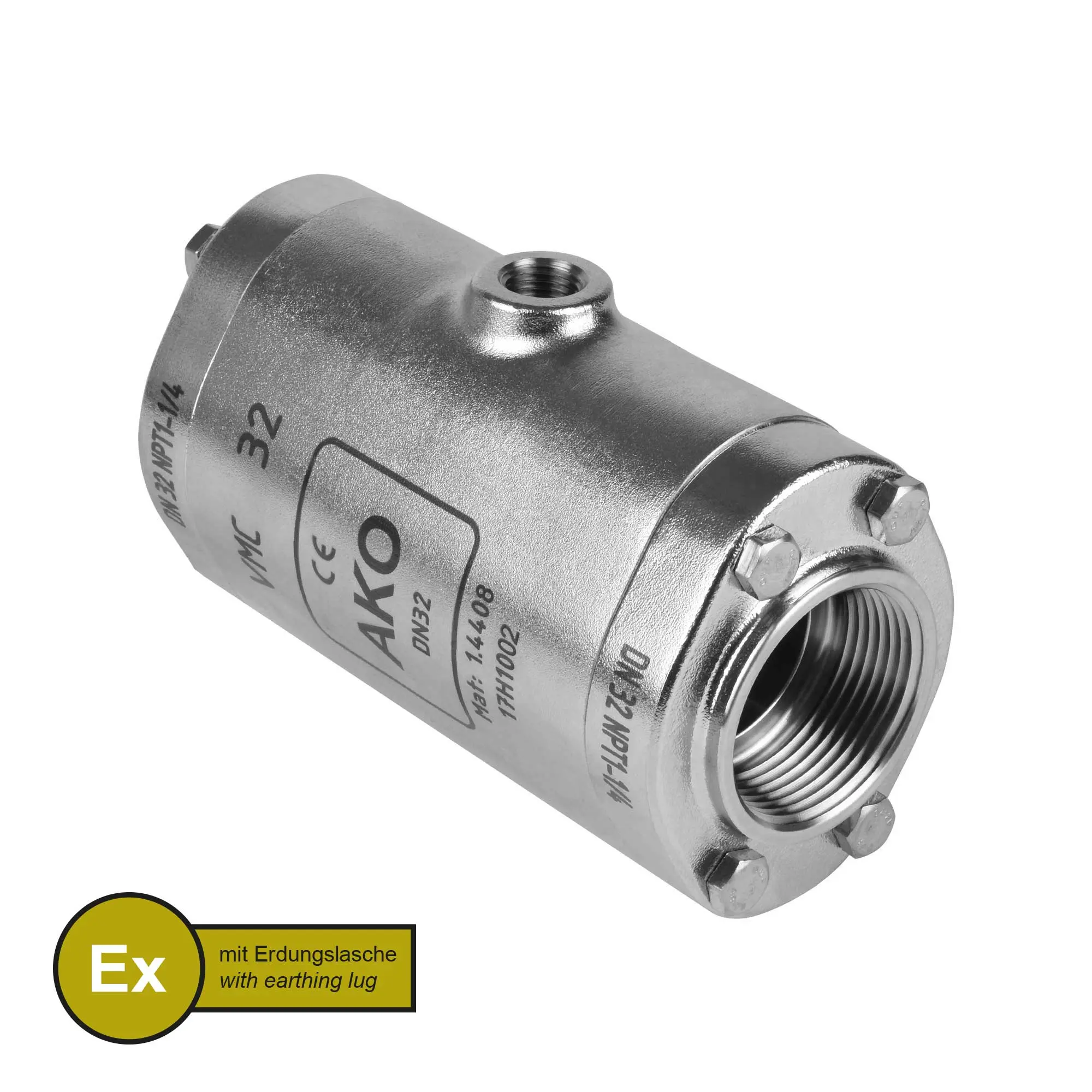 Produktfoto 1 von AKO Armaturen VMCX32.04HTECLF.50N.50, Pneumatisches Quetschventil